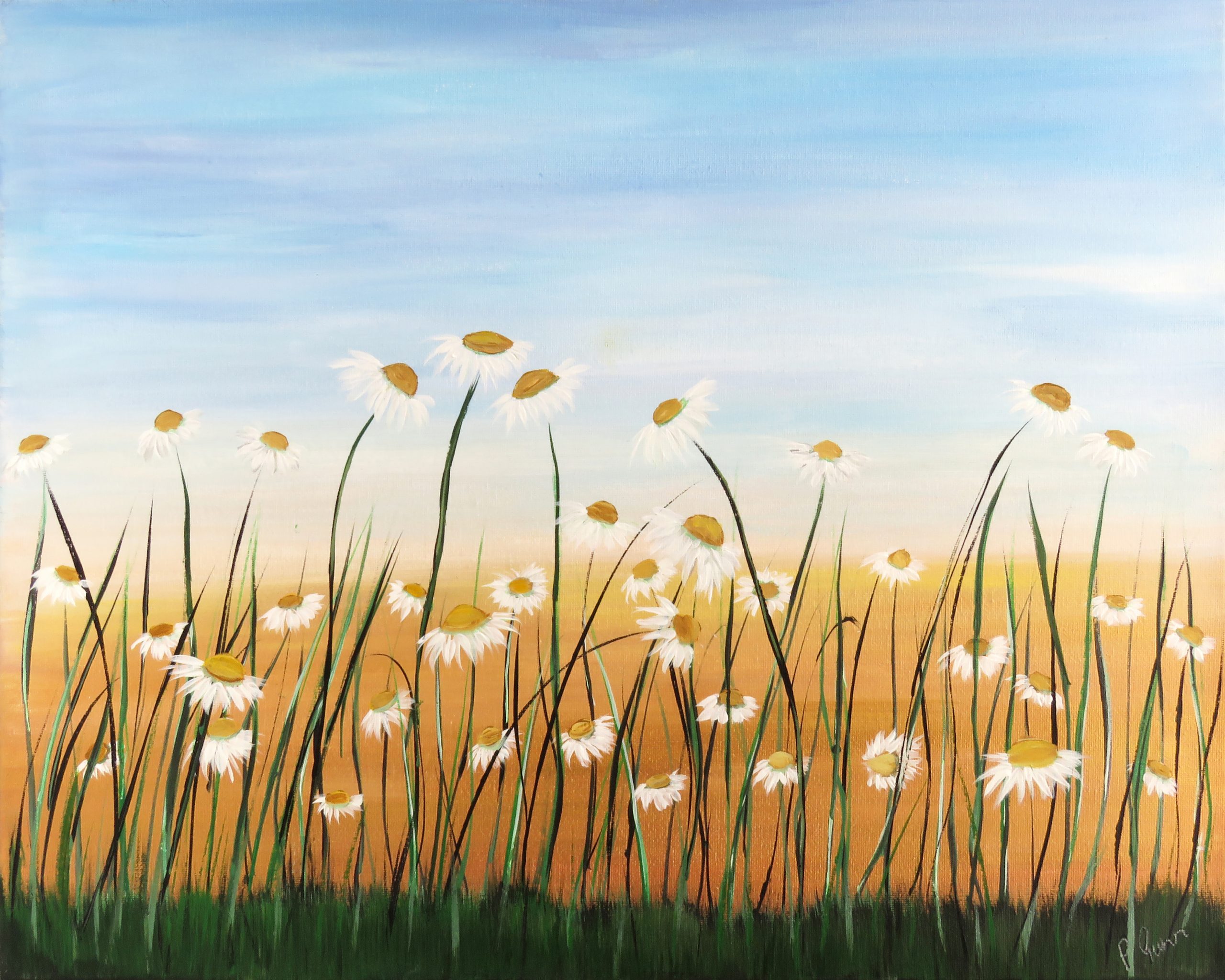 'Daisies' giclee print