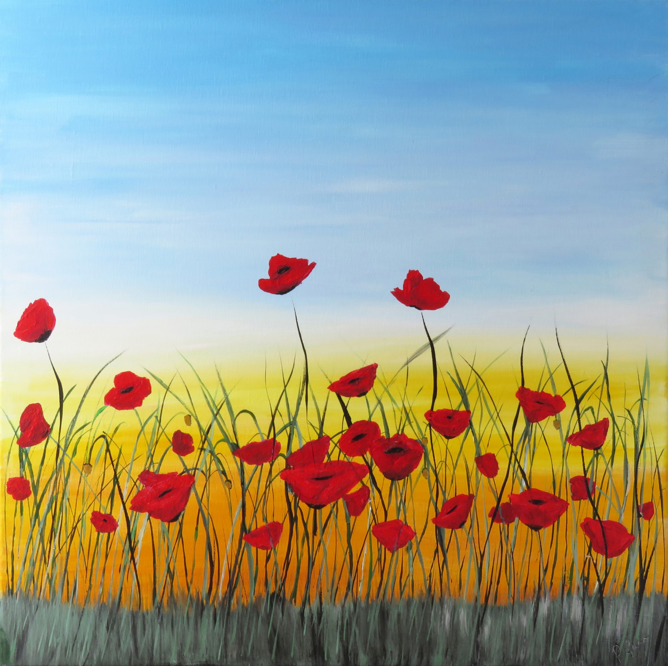 'Poppies' giclee print