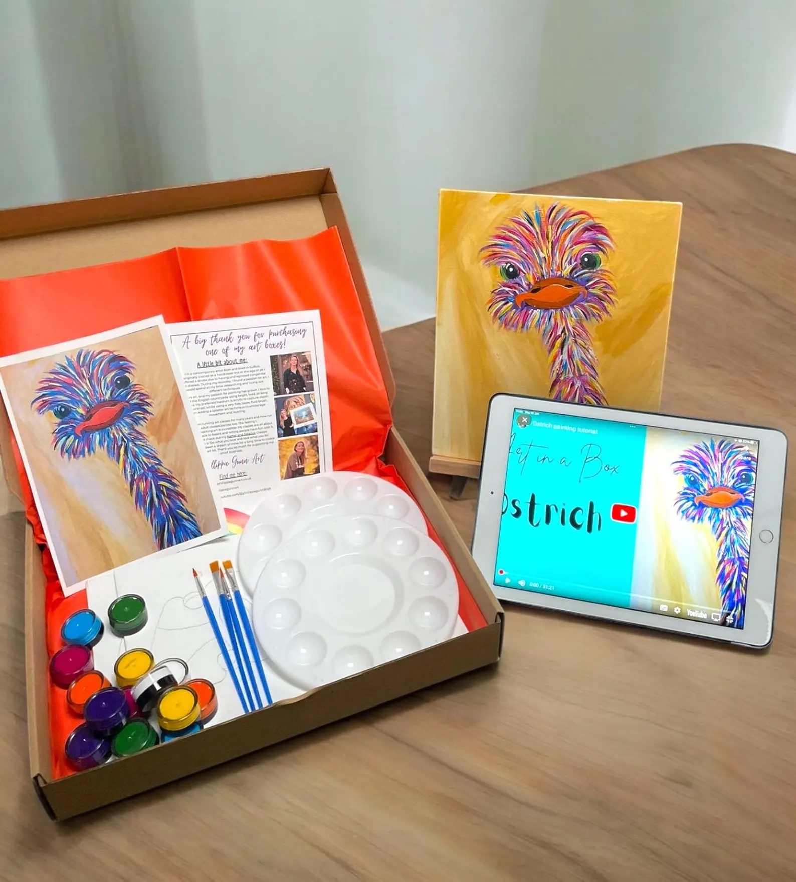 Ostrich DIY Paint Party | Team Building Kit - Image 4