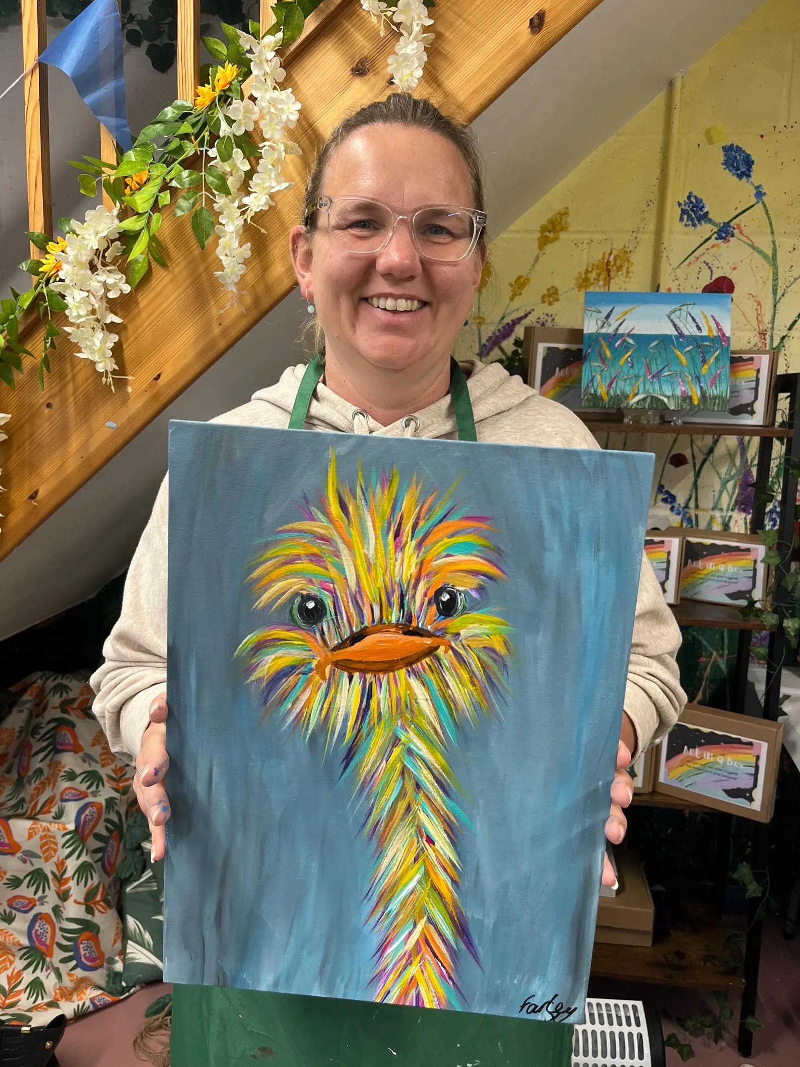 Ostrich DIY Paint Party | Team Building Kit - Image 5