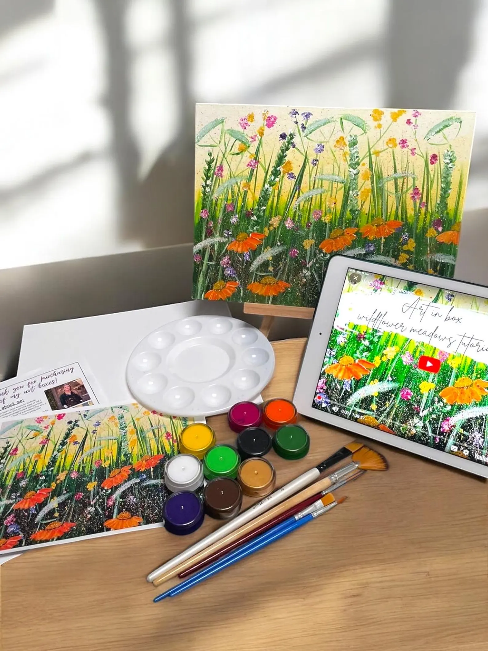 Wildflower Meadows DIY Paint Party | Team Building Kit - Image 5